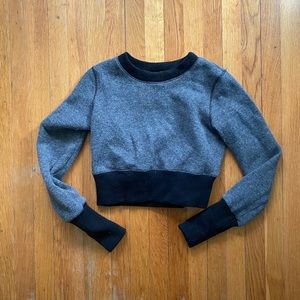 Wool, cropped, Billy Reid sweater size M